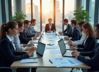 Audit système : les étapes essentielles pour réussir Groupe de professionnels en réunion dans un bureau moderne